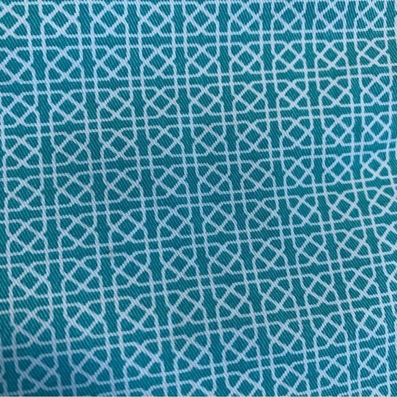 BANANA Republic teal blue aquamarine printed cargo shorts Sz 12 - Picture 4 of 10